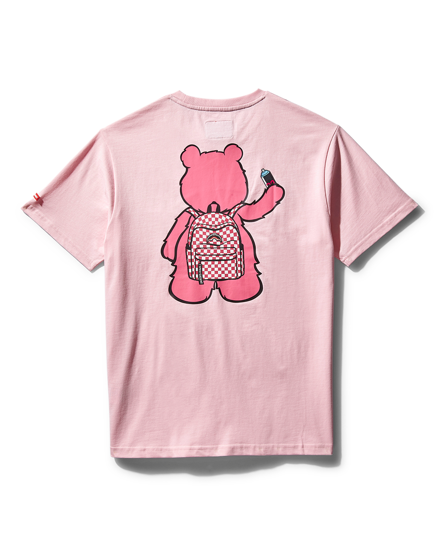 SHARK MOUTH PRINT T-SHIRT (PINK)