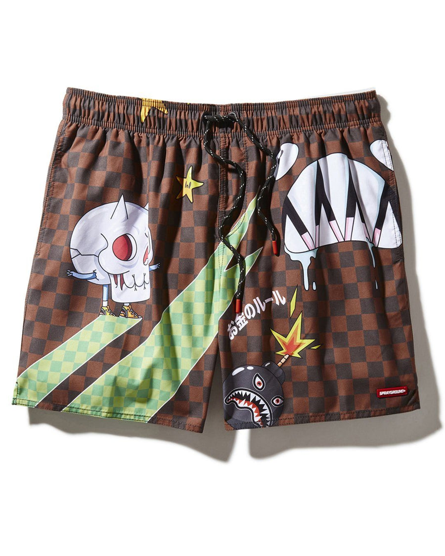 WTF SHARK 5" SHOTO SWIMTRUNKS