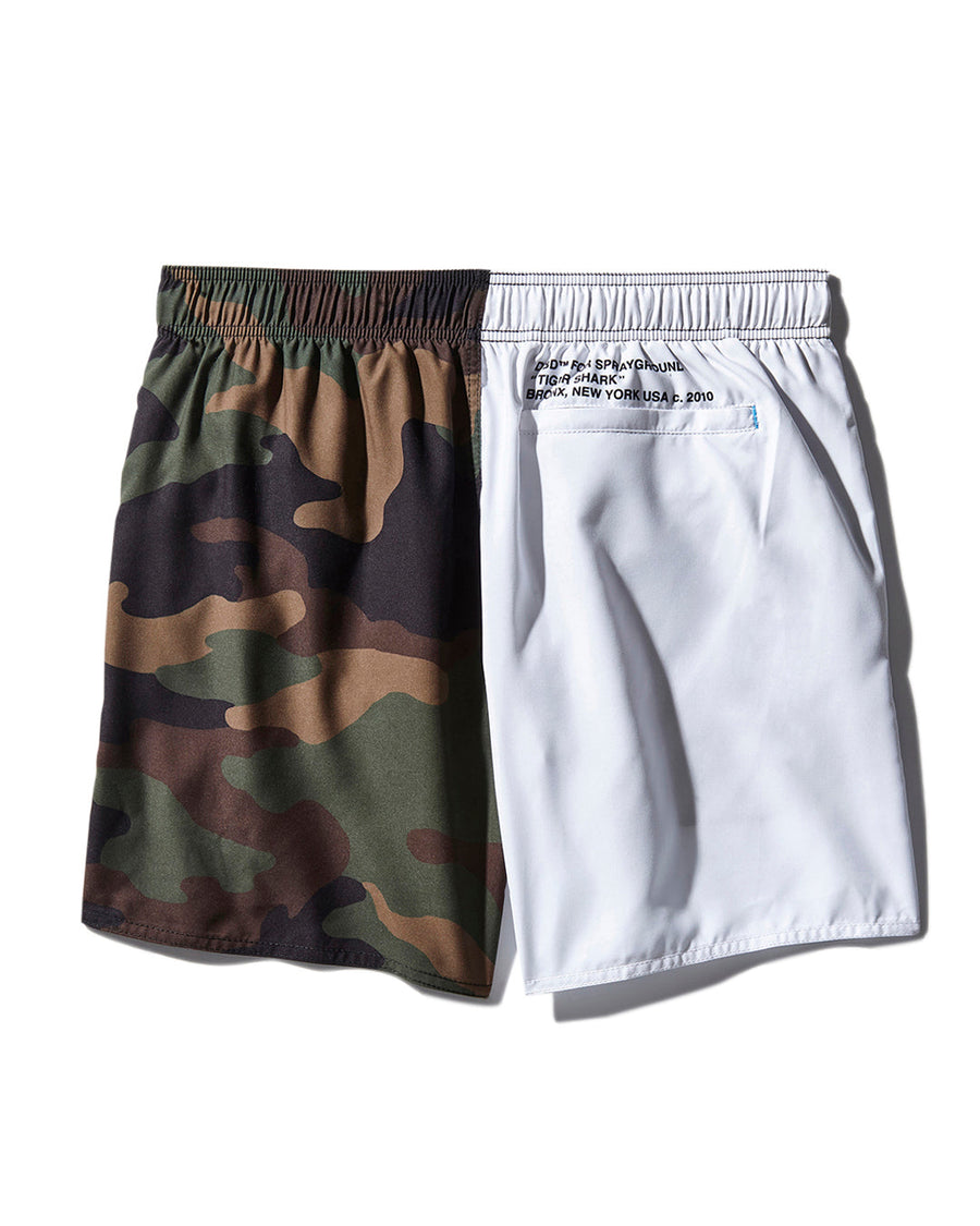 SPLIT BITE CAMO SHOTO SWIM TRUNKS