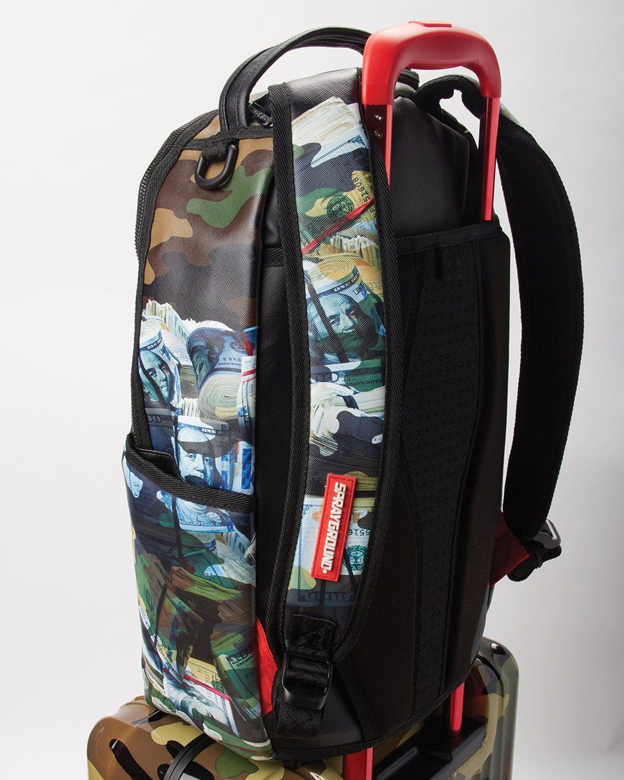 SPRAYGROUND- SHARKNAUTICS (CAMO) 29.5” FULL-SIZE LUGGAGE LUGGAGE