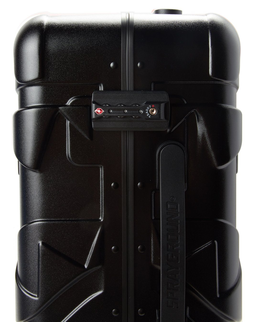 SPRAYGROUND- SHARKITECTURE (BLACK) 29.5” FULL-SIZE LUGGAGE LUGGAGE