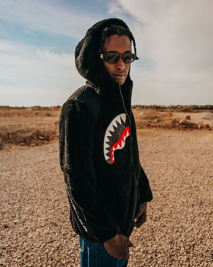 SPLIT SHARK PLUSH JACKET