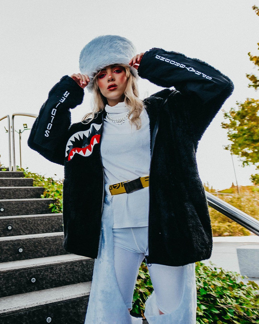 SPLIT SHARK PLUSH JACKET